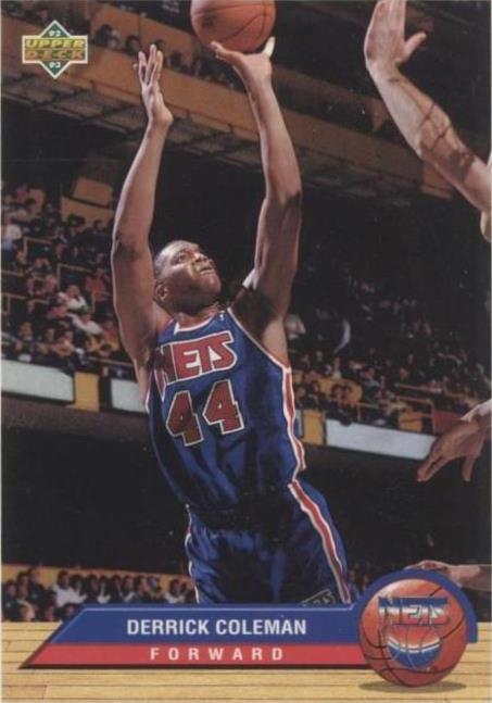 McDonald's 1992-93 Upper Deck - Derrick Coleman #P26