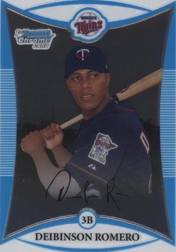 2008 Bowman Chrome - Deibinson Romero #BCP145