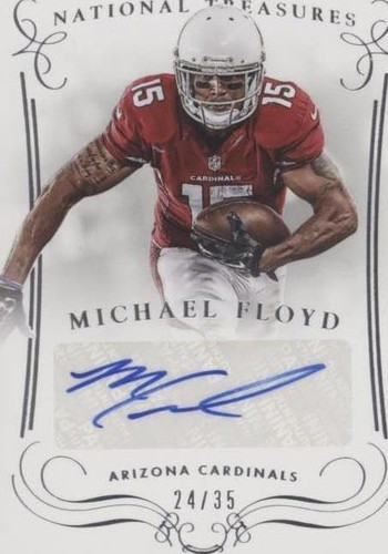 2014 Panini National Treasures Michael Floyd #S-MF