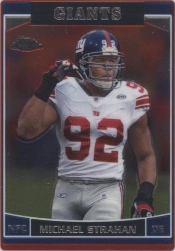 2006 Topps Chrome Michael Strahan #144