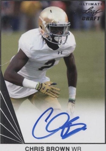 2016 Leaf Ultimate Draft Chris Brown #BA-CB1