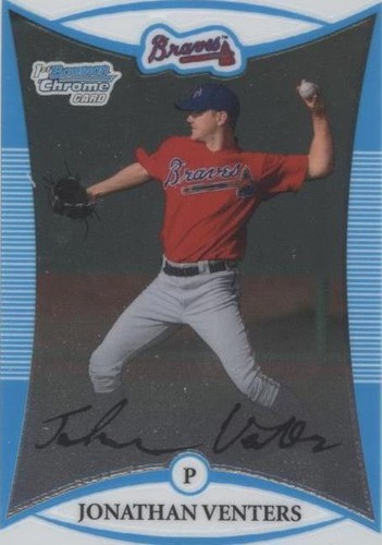 2008 Bowman Chrome - Jonny Venters #BCP27