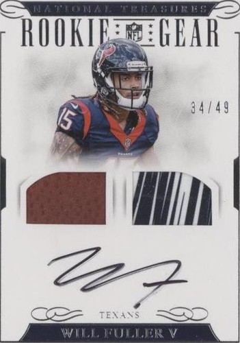 2016 Panini National Treasures Football Trading Cards