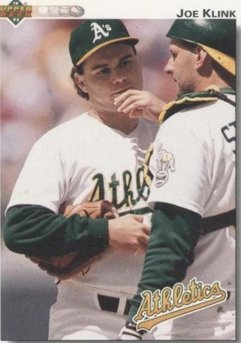 1992 Upper Deck - Joe Klink #530