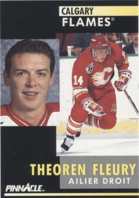 Pinnacle French 1991-92 - Theoren Fleury #190