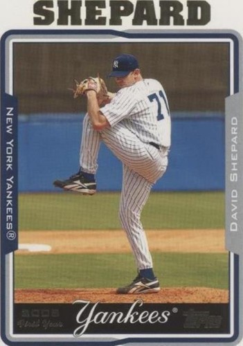 2005 Topps Updates & Highlights - David Shepard #UH265