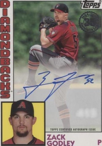 2019 Topps - Zack Godley #84A-ZG