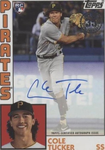 2019 Topps Update Series - Cole Tucker #84A-CT