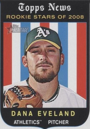 2008 Topps Heritage High Number - Dana Eveland #565