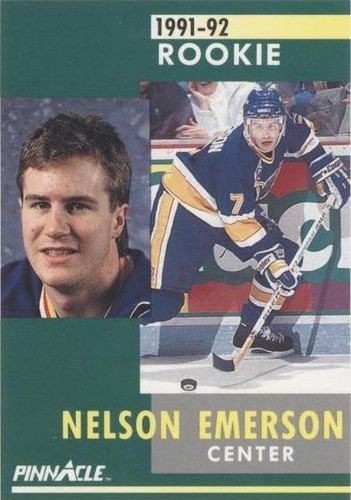 1991-92 Pinnacle - Nelson Emerson #314