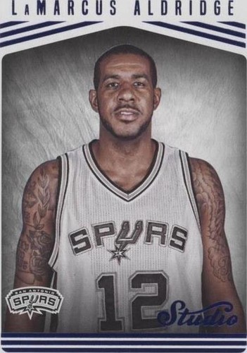 2016-17 Panini Studio - LaMarcus Aldridge #165