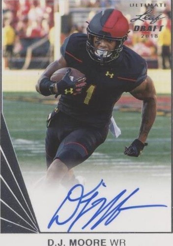 2018 Leaf Ultimate Draft D.J. Moore #BA-DJM