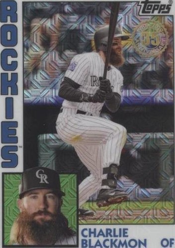2019 Topps Silver Pack - Charlie Blackmon #T84-10