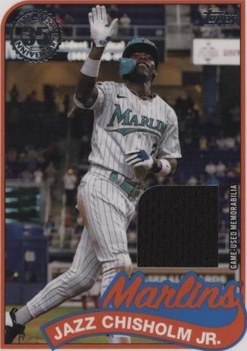 2025 Topps Series 1 Celebration Jazz Chisholm Jr. Game Day