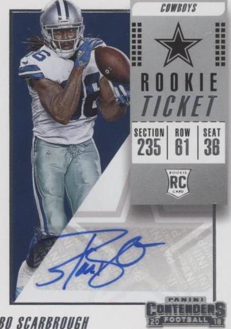 2018 Panini Contenders Bo Scarbrough #193