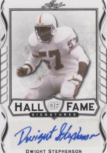 2021 Leaf Signature Dwight Stephenson #HOF-DS1