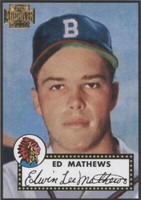 2001 Topps Archives - Eddie Mathews #8