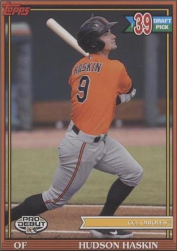 2021 Topps Pro Debut - Hudson Haskin #PD-175