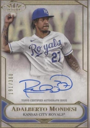 2021 Topps Tier One - Adalberto Mondesi #T1TA-AM