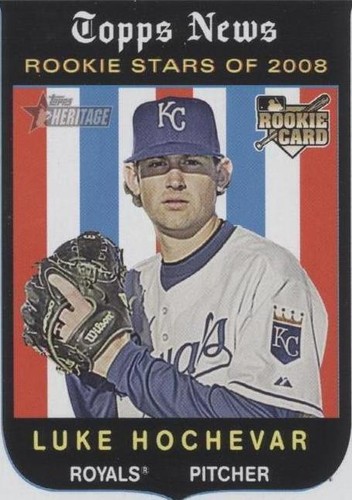 2008 Topps Heritage - Luke Hochevar #129