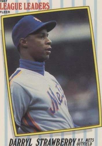 1987 Fleer Major League Leaders - Darryl Strawberry #41