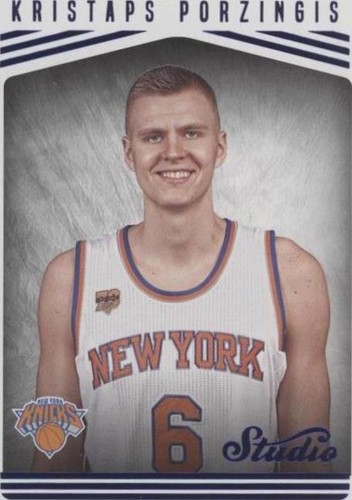 2016-17 Panini Studio - Kristaps Porzingis #169