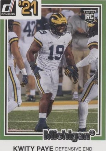 2021 Panini Chronicles Draft Picks Kwity Paye #30