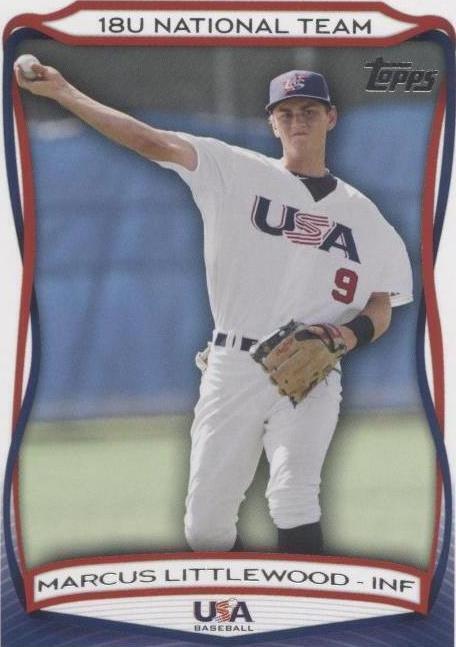 2010 Topps USA Baseball Team - Marcus Littlewood #USA-6