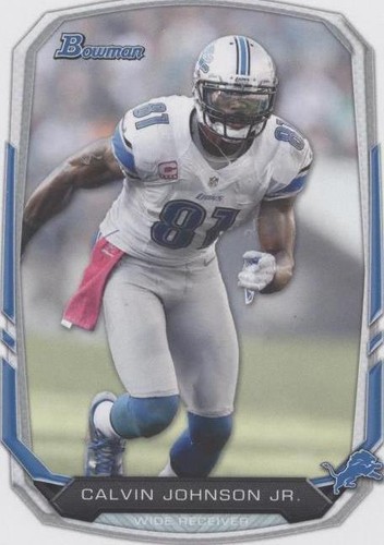 2013 Bowman Calvin Johnson #90