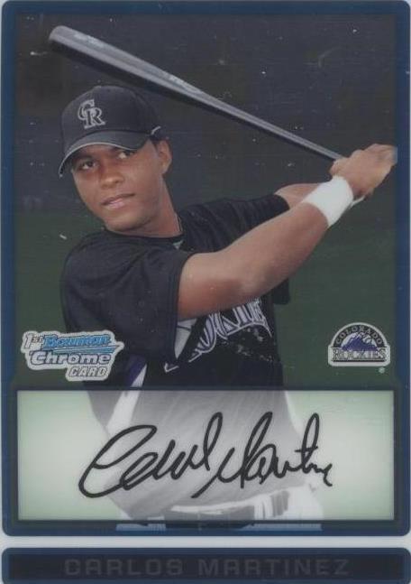 Bowman Chrome 2009 - Carlos Martínez #BCP153