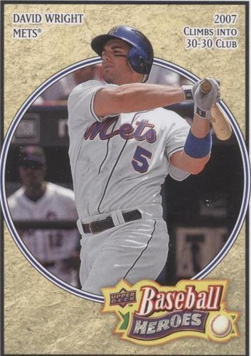 2008 Upper Deck Baseball Heroes - David Wright #107