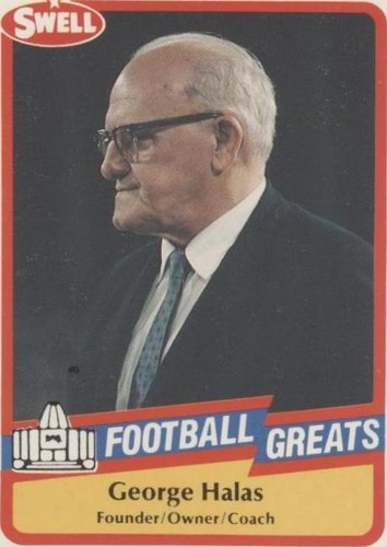 1989 Swell Football Greats George Halas #9