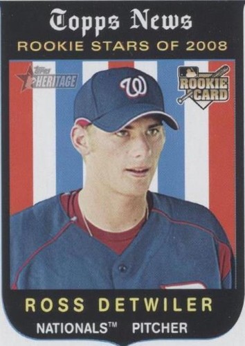 2008 Topps Heritage - Ross Detwiler #122