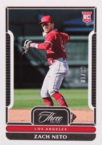 2023 Panini Three and Two - Zach Neto #44