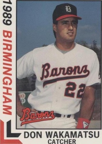 1989 Best Birmingham Barons - Don Wakamatsu #16