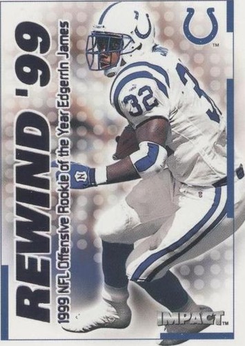 2000 Skybox Impact Edgerrin James #33 RN