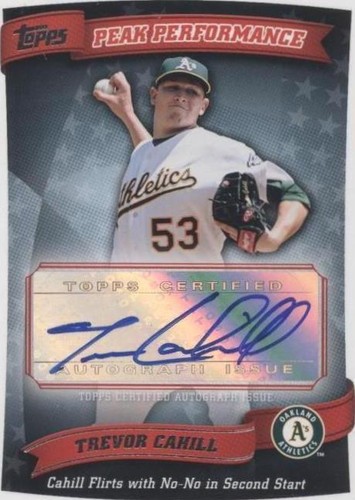 2010 Topps - Trevor Cahill #PPA-TC
