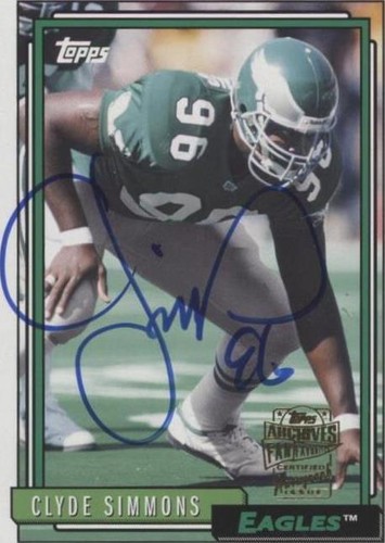 2013 Topps Archives Clyde Simmons #FFA-CS