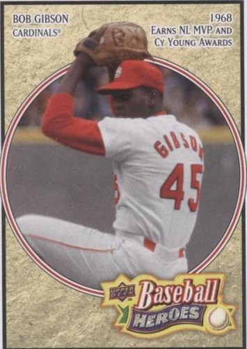 2008 Upper Deck Baseball Heroes - Bob Gibson #163