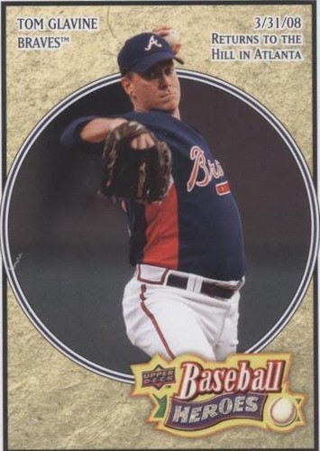 2008 Upper Deck Baseball Heroes - Tom Glavine #8