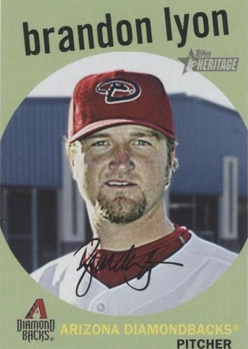 2008 Topps Heritage High Number - Brandon Lyon #553