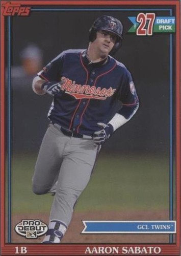 2021 Topps Pro Debut - Aaron Sabato #PD-189