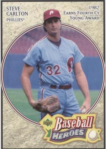2005 Upper Deck Baseball Heroes - Steve Carlton #77