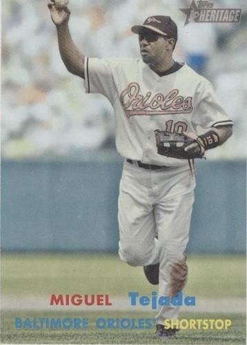 2006 Topps Heritage - Miguel Tejada #325