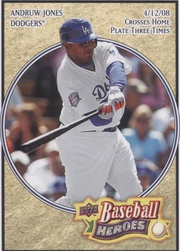 2008 Upper Deck Baseball Heroes - Andruw Jones #87