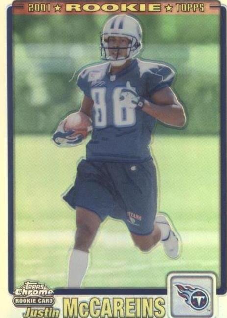 2001 Topps Chrome Justin McCareins #291