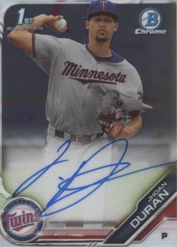 topps now auto ジャラン・デュラン　直筆サインカード Jhoan Duran Autographed Rookie 2022 Topps Gallery #RA-JHO