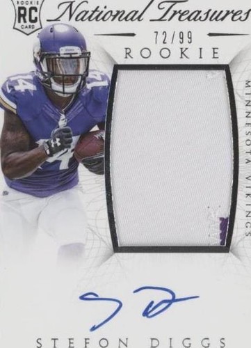 2015 Panini National Treasures Stefon Diggs #141