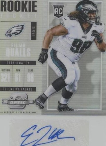2017 Panini Contenders Optic Elijah Qualls #176