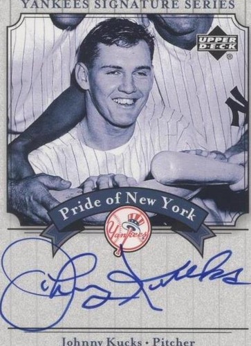 大学日本代表当時のサイン 1955 YANKEES TEAM ISSUE GLOSSY 8 X 10 JOHNNY KUCKS ROOKIE | eBay